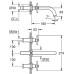Grohe Atrio new Смеситель для раковины на три отверстия (20164AL3) Grohe Atrio new Смеситель для раковины на три отверстия (20164AL3)