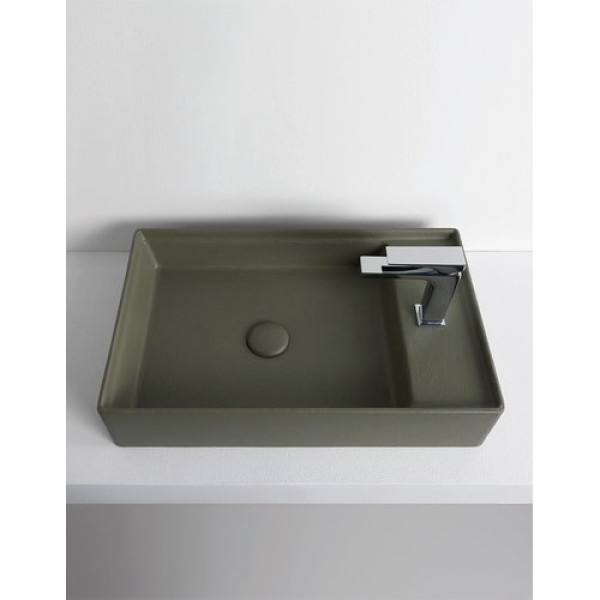 Керамическая раковина 60 см Artceram Scalino, cement mate (SCL003 24;00)