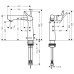 Смеситель для раковины Hansgrohe Talis S (72113000) Смеситель для раковины Hansgrohe Talis S (72113000)