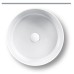 Керамическая раковина 44 см Hatria Happy Hour Slim 07:00s, белый (Y1VG01)