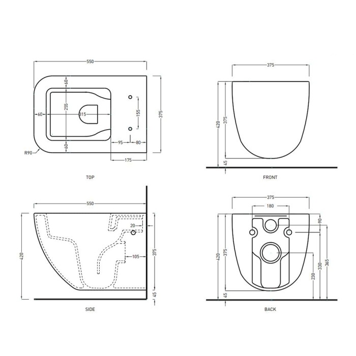 Унитаз подвесной Cielo Shui Comfort Унитаз подвесной Cielo Shui Comfort