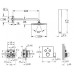Плитка керамогранит Grohe Grohtherm Cube Rainshower Allure 230 душевая система 3450600A для пола