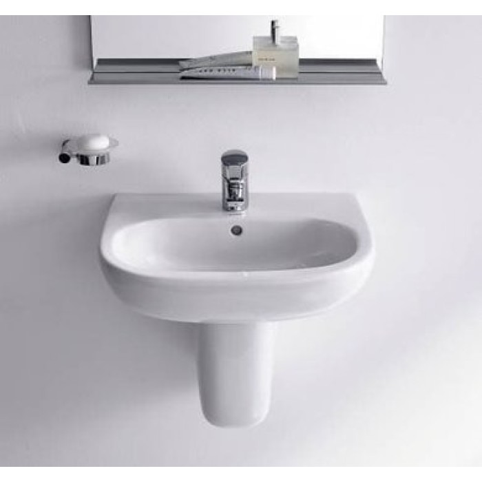 Плитка керамогранит Керамическая раковина 55 см Duravit D-Code 2310550000 для пола