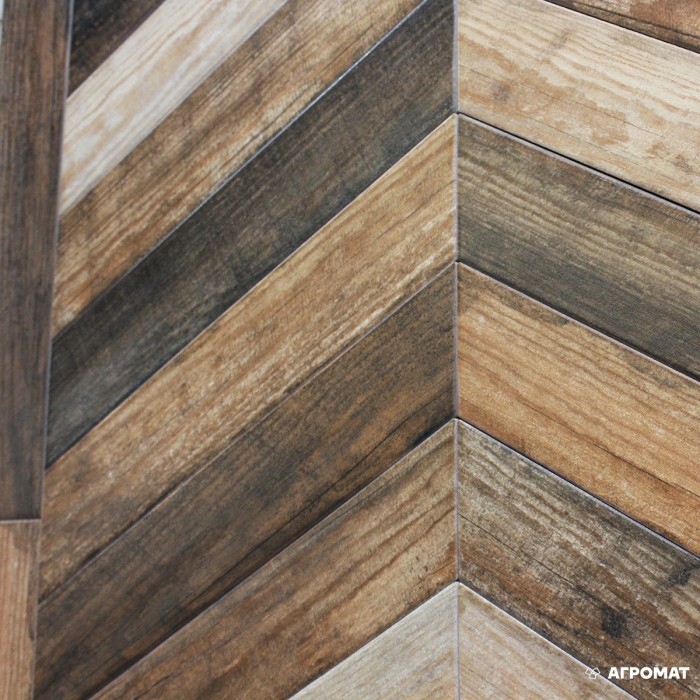Керамогранит OSET Century NATURE CHEVRON 9×400×80 под дерево