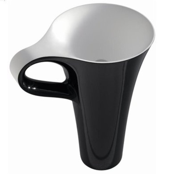 Каменная раковина 70 см Artceram Cup, black (OSL004 01;50)