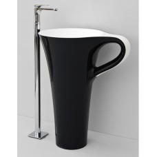 Каменная раковина 70 см Artceram Cup, black (OSL004 01;50)