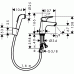 Смеситель с гигиеническим душем Hansgrohe Logis 71290000