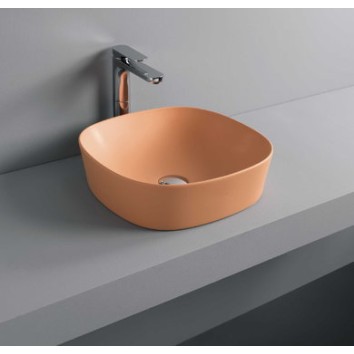 Керамическая раковина 42 см Artceram Ghost, orange cameo (GHL001 13;00)