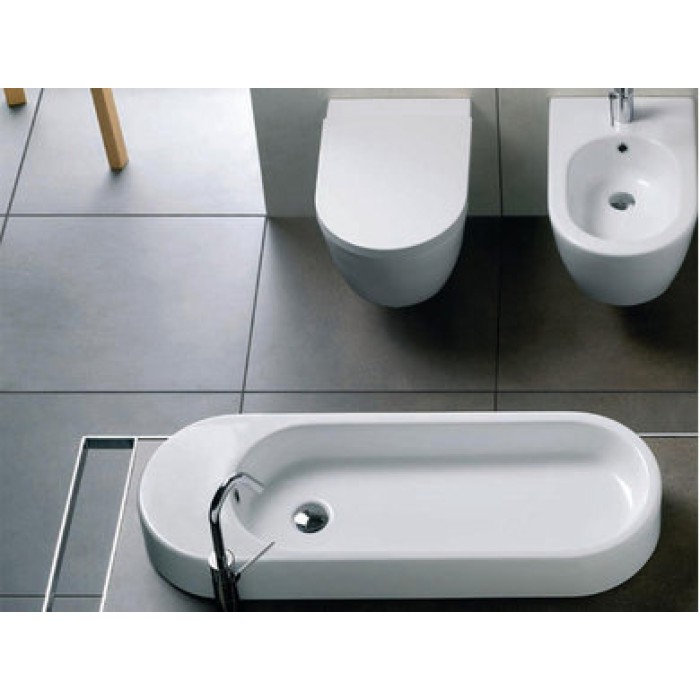 Керамическая раковина 100 см Hatria Area, белый (Y0W101)