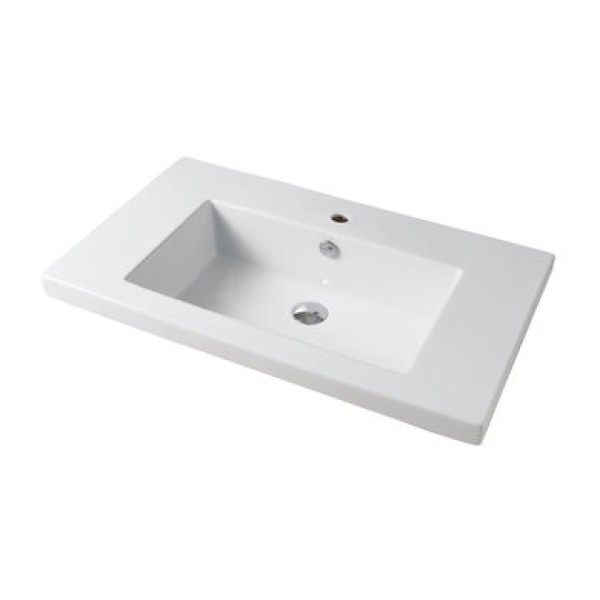 Керамическая раковина 96 см Artceram Gap, white glossy (GPL004 01;00)