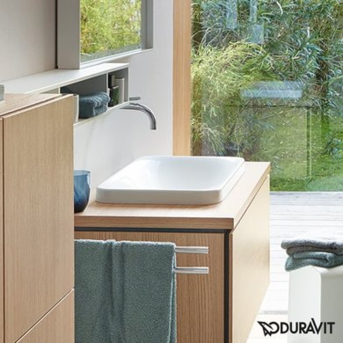 Плитка керамогранит Керамическая раковина 55 см Duravit P3 Comforts 0377550000 для пола