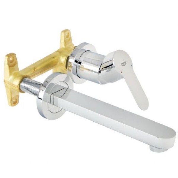 Grohe BauEdge Смеситель для раковины на два отверстия (20474000)
