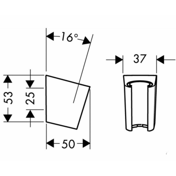 Держатель ручного душа Hansgrohe Porter’S (28331000)