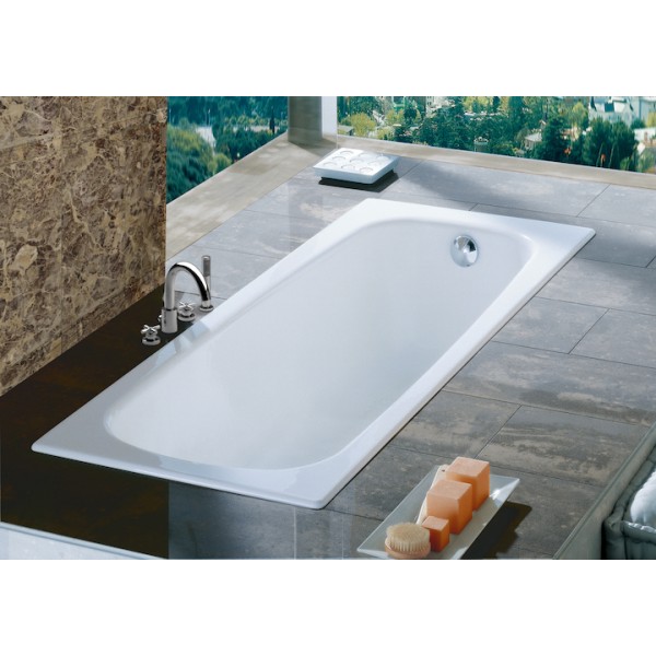 Ванна чугунная 160*70см ROCA CONTINENTAL A212912001 с покрытием против скольжения