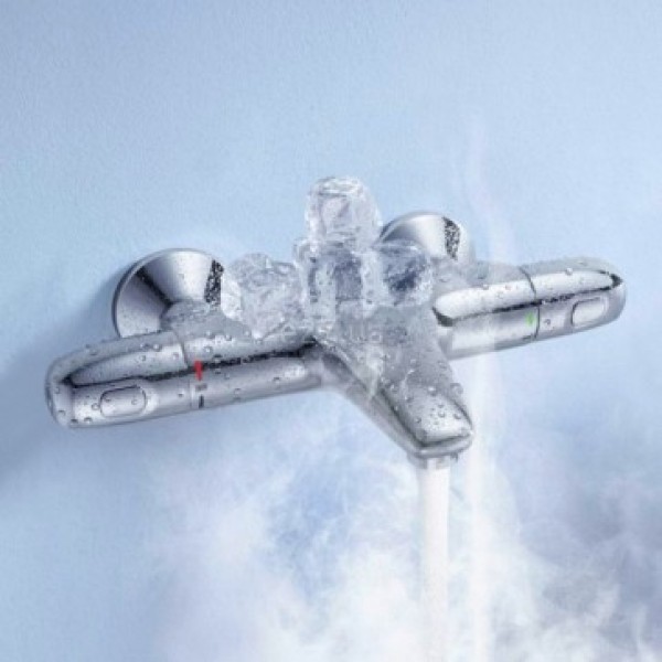 Grohe Набор смесителей Eurosmart 3 в 1 для ванны и душа 34101TM