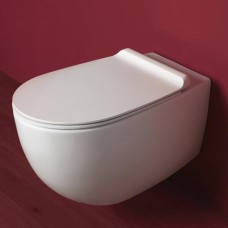 Унитаз подвесной безободковый Simas Vignoni в комплекте с крышкой (VI18+F85+VI004)