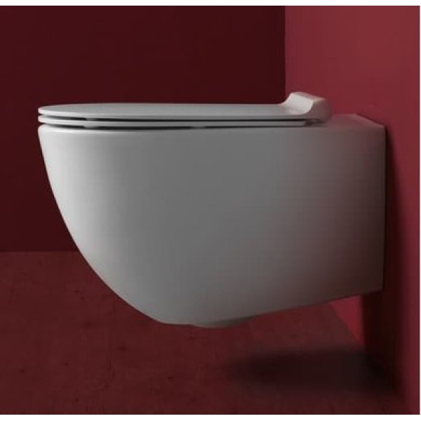 Унитаз подвесной безободковый Simas Vignoni в комплекте с крышкой (VI18+F85+VI004)