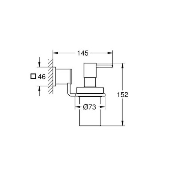 Дозатор жидкого мыла Grohe Allure (40363000)