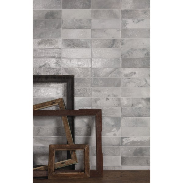 Плитка PERONDA FS RAKU SILVER 10×400×200