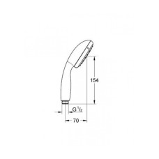 Плитка керамогранит Ручной душ Grohe New Tempesta 100 27852000 для пола