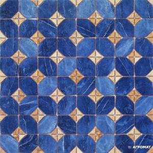 Керамогранит Vives Iliada -PR AZUL 9×435×435