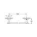 Grohe Essentials Cube Держатель для банного полотенца 600 мм (40509001)