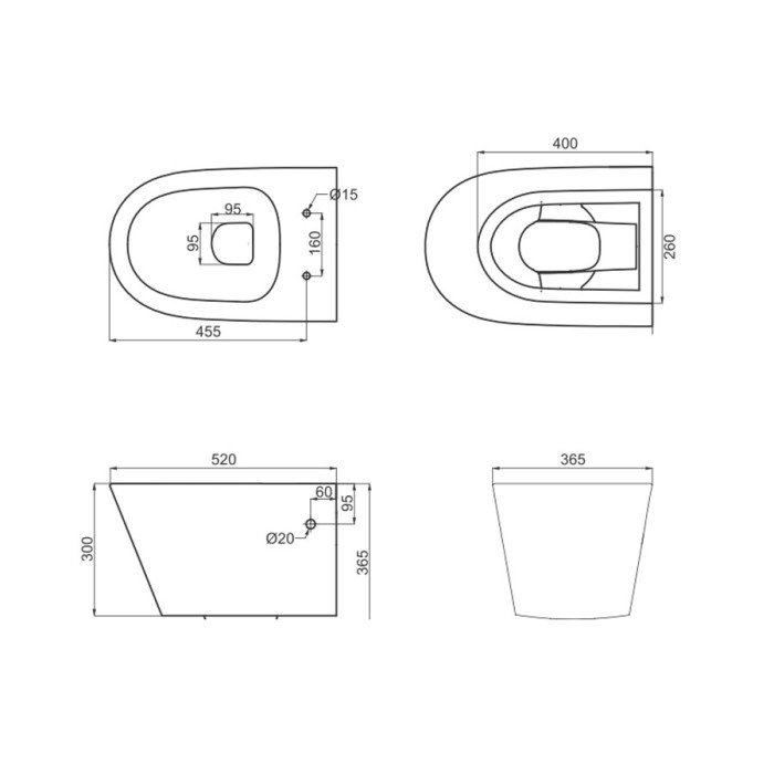 Унитаз подвесной PRIMERA TOPIC 8320020 Унитаз подвесной PRIMERA TOPIC 8320020