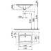 Умывальник врезной в столешницу JIKA CUBITO H8174220001041