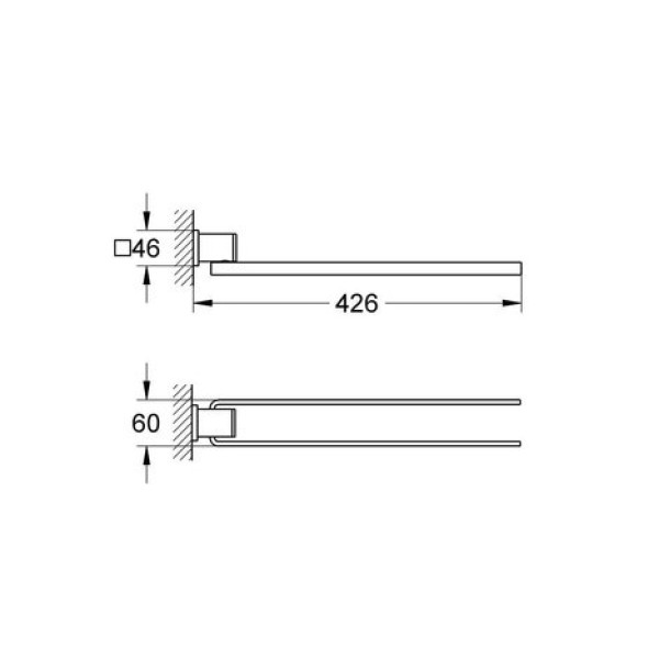 Полотенцедержатель Grohe Allure (40342000)