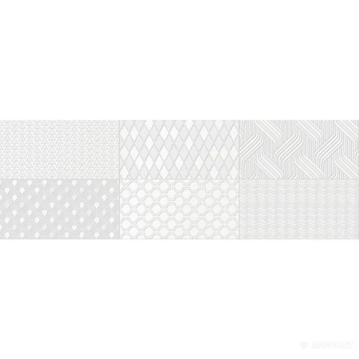 Плитка Super Ceramica Cameleonte DEC BLANCO MIx 8×600×200