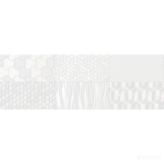 Плитка Super Ceramica Cameleonte DEC BLANCO MIx 8×600×200