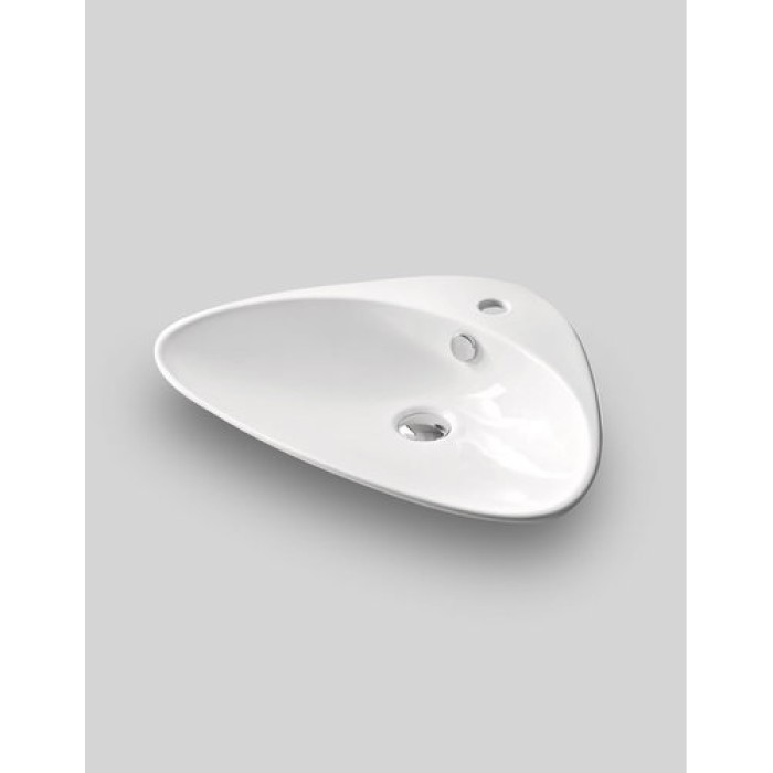 Керамическая раковина 60 см Artceram Plettro, white glossy (PTL001 01;00)