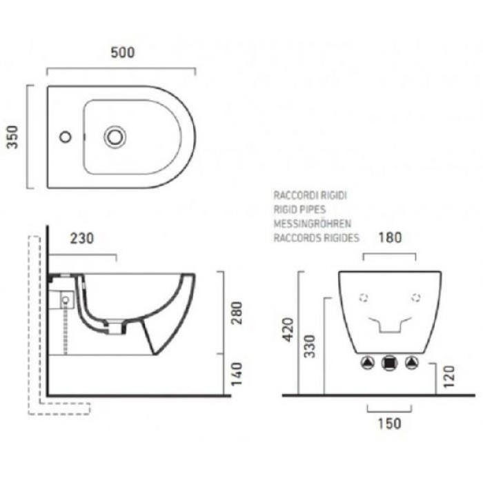 Биде Catalano Sfera Биде Catalano Sfera