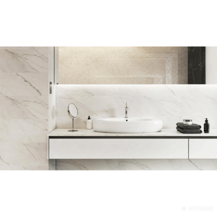 Плитка Opoczno Carrara Pulpis CARRARA WHITE 11×890×290 под мрамор