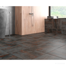 Керамогранит Cersanit Trendo NERO 9×420×420 под бетон