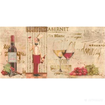 Плитка Opoczno Old Provence INSERTO WINE 9×600×297