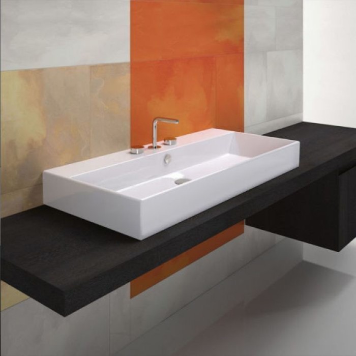 Керамическая раковина 120 см Catalano Premium Керамическая раковина 120 см Catalano Premium