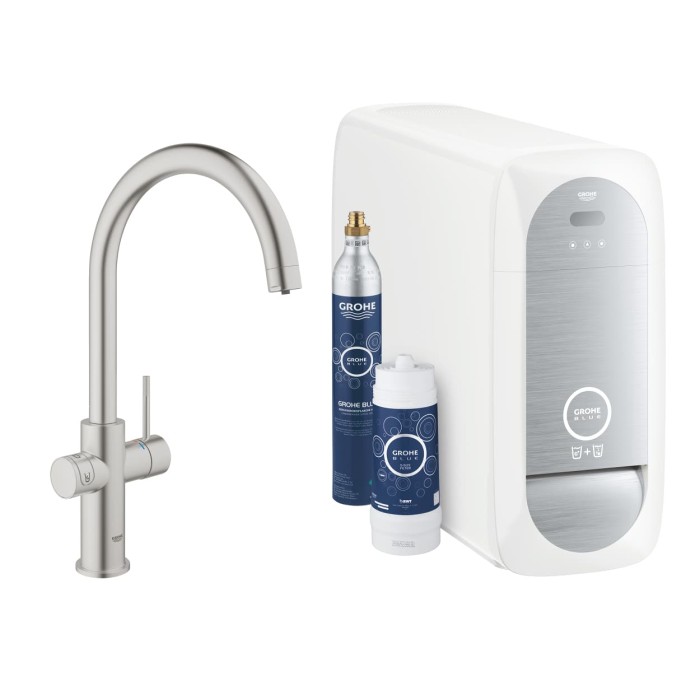 Смеситель со стартовым комплектом GROHE Blue Home 31455DC0