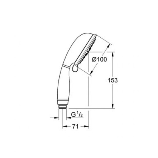 Grohe Tempesta Rustic 100 Ручной душ 26085001