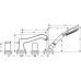 Смеситель для ванны Hansgrohe Metropol Classic 31315090