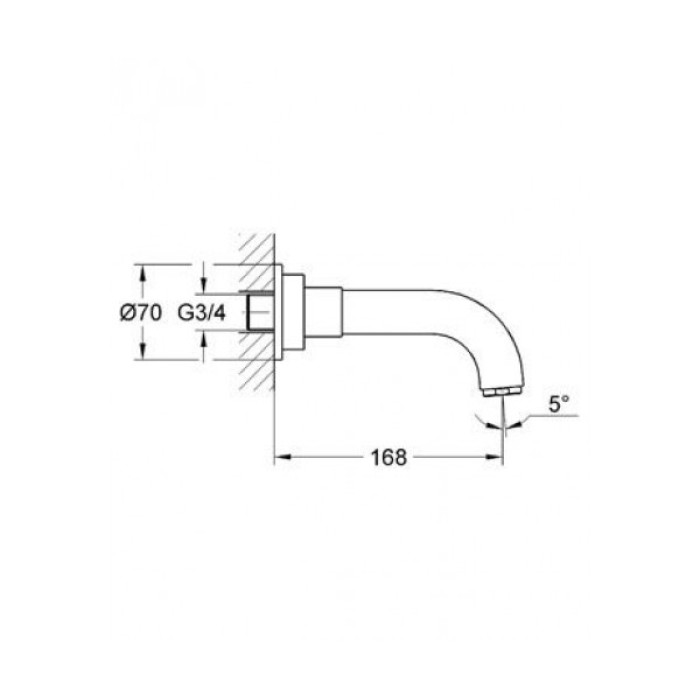 Grohe Atrio Излив для ванны (13139000)