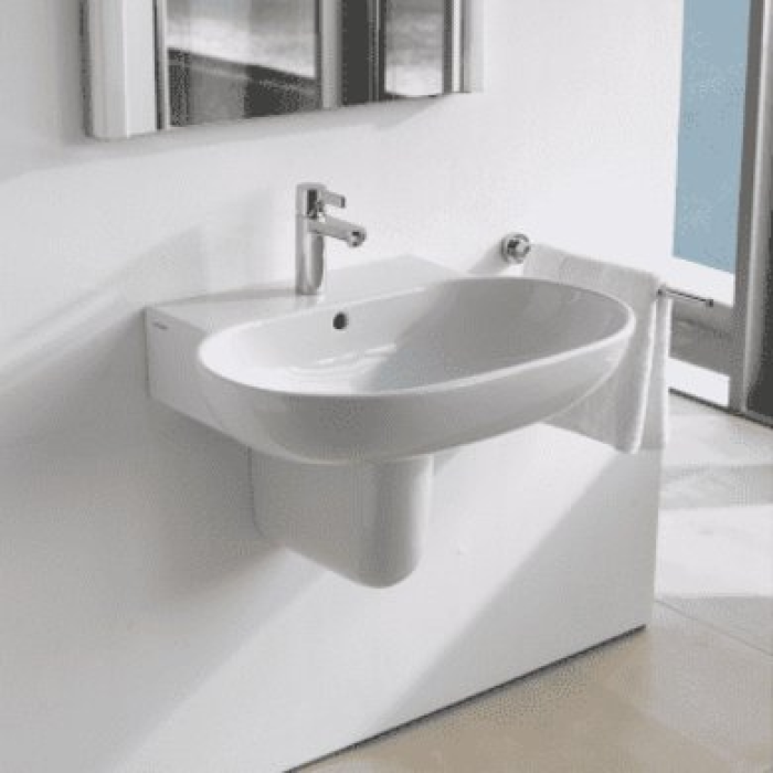 Плитка керамогранит Керамическая раковина 55 см Duravit Bathroom Foster 0419550000 для пола