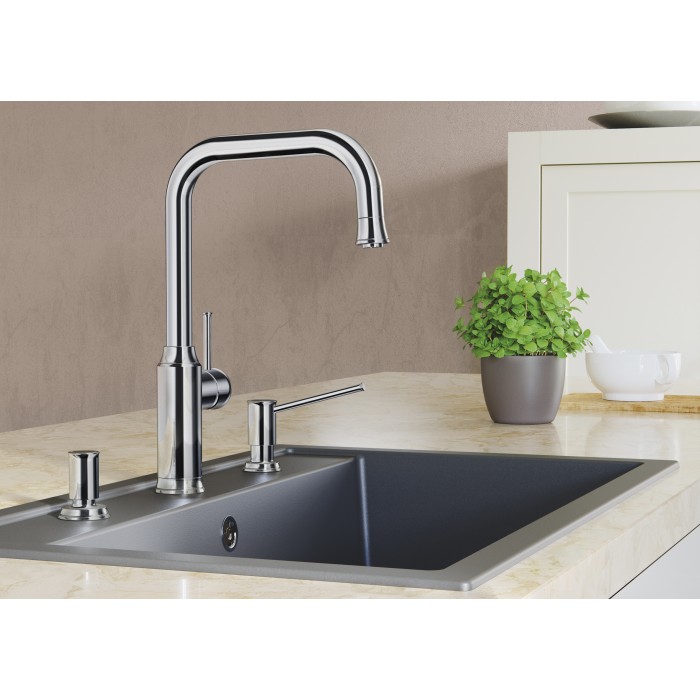 Смеситель кухонный Blanco  LIVIA - S хром 521288