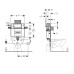 Скрытый смывной бачок GEBERIT Omega 109.043.00.1