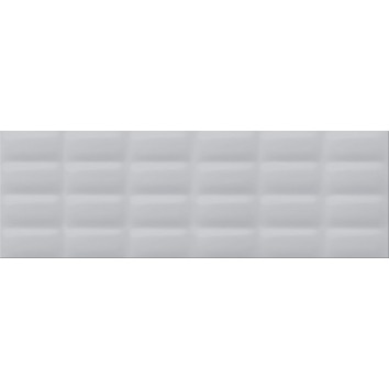 Плитка стінова Grey Pillow GLOSSY STR 25x75 код 1011 Опочно