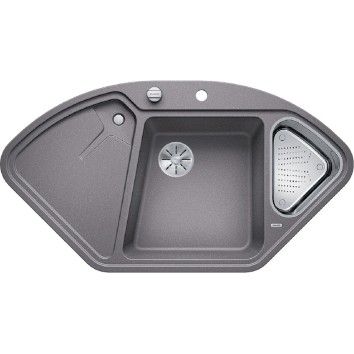 Мойка для кухни Blanco Delta II алюметаллик 523658