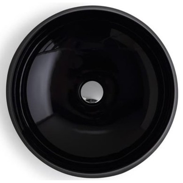 Керамическая раковина 50 см Simas Sharp, nero glossy SH 01