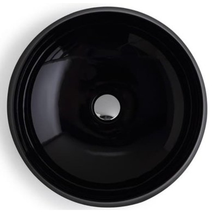 Керамическая раковина 50 см Simas Sharp, nero glossy SH 01