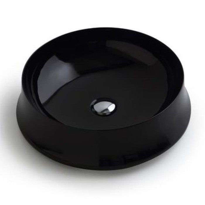 Керамическая раковина 50 см Simas Sharp, nero glossy SH 01