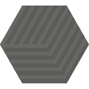 Керамограніт Argenta Ceramica Gallery Cube Dark Hex 14x16 см